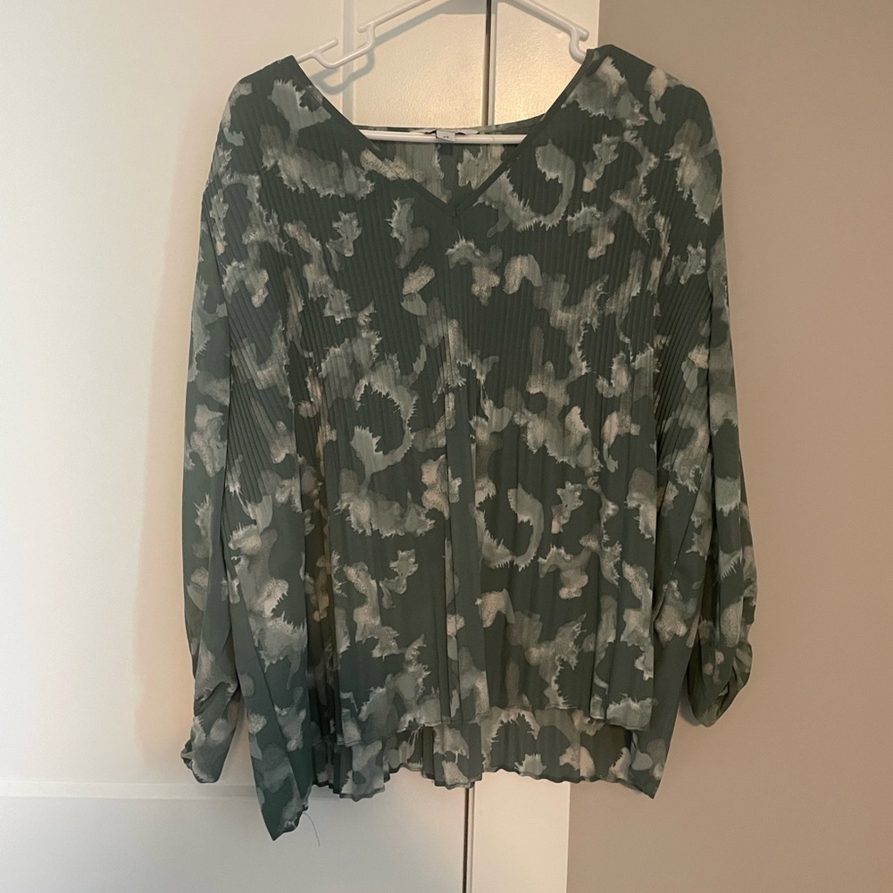 Flowy Blue Blouse